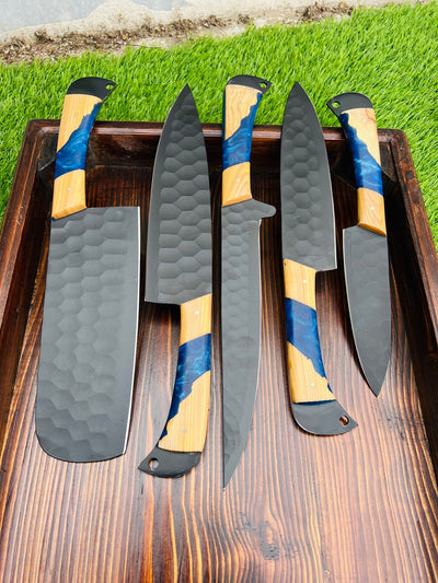 Beautiful Custom Handmade BBQ/kitchen knives B5B - Troy Blades