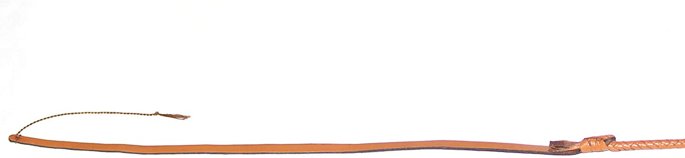 Real & Genuine Kangaroo Hide Leather Bull Whip 8'-16' 12 Plaits Tan Brown Bullwhip Hand Crafted Heavy Duty - Troy Blades