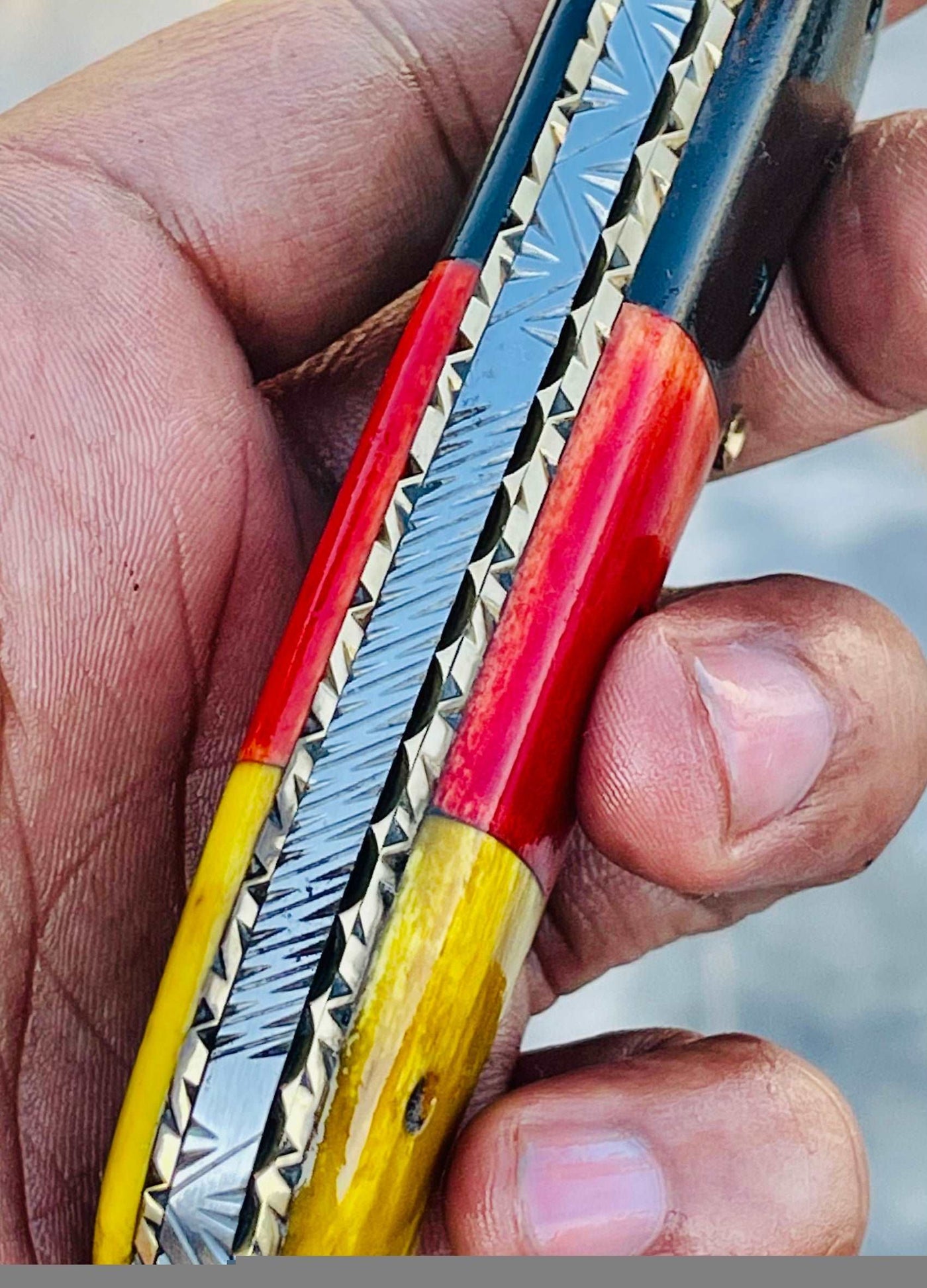 Christmas Gift Beautiful Custom Handmade Damascus Folding knife 34 - Troy Blades