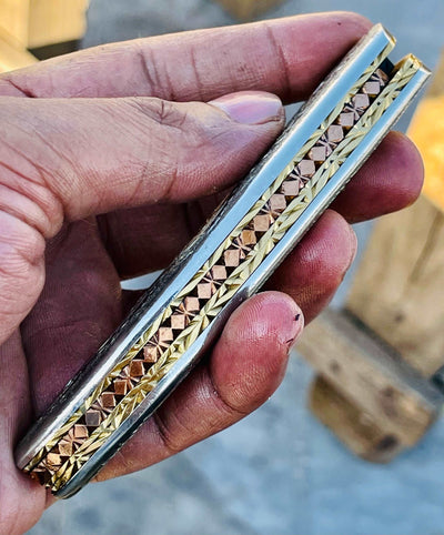 Christmas Gift Beautiful Custom Handmade Damascus Folding knife9 - Troy Blades