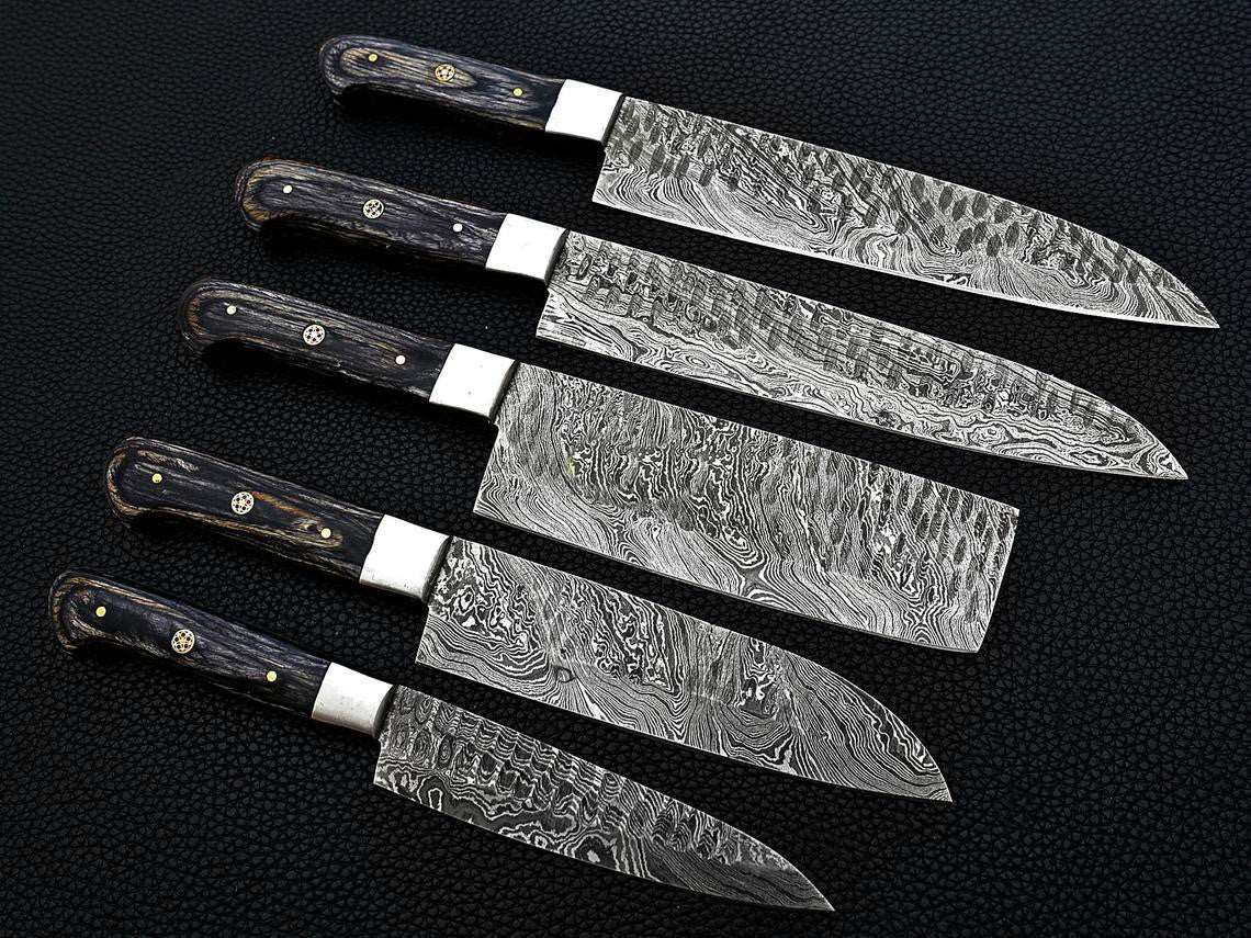 COWBOYS Beautiful Custom Handmade Damascus BBQ/kitchen knives - Troy Blades