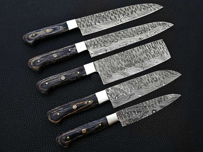 COWBOYS Beautiful Custom Handmade Damascus BBQ/kitchen knives - Troy Blades