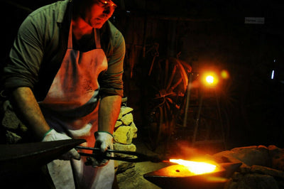 gaucho forged custom knife classic rangers bowie  frontier civil war cowboy carbon steel handmade rustic hunter edc rangers - Troy Blades