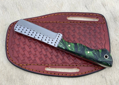 Custom Handmade Rasp steel Cowboy knife - Troy Blades