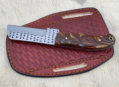 Custom Handmade Rasp steel Cowboy knife - Troy Blades