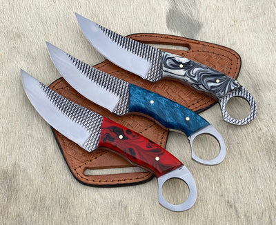 Deal Custom Handmade Rasp steel Cowboy knife - Troy Blades
