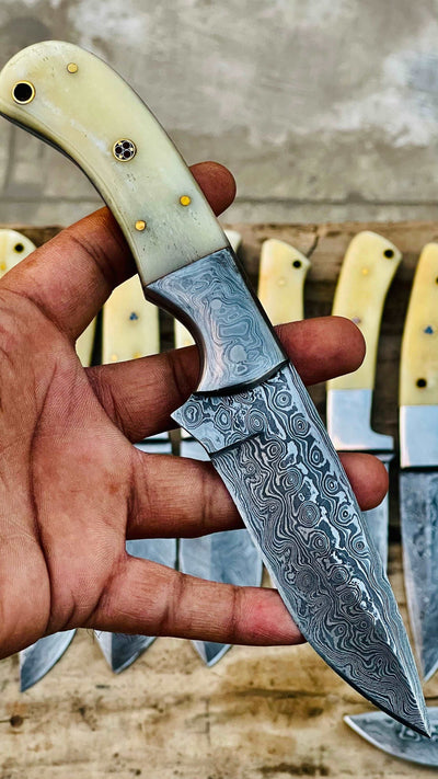 Custom Handmade Damascus Hunting knives on discount. - Troy Blades