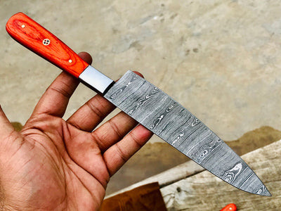 Custom Handmade Damascus Kitchen/BBQ Table Pair S001 - Troy Blades