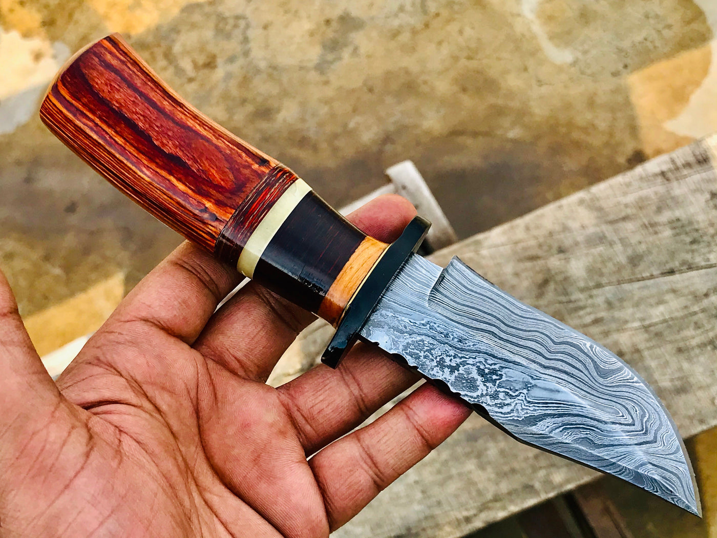 Pick your knife in Variations Custom Handmade Damascus Hunting knives - Troy Blades