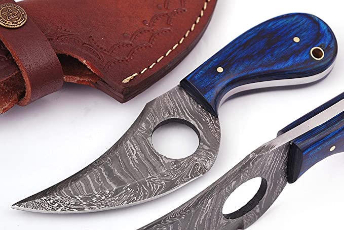 Custom Handmade Damascus Hunting,Skinning snd Bushcrats knife bulk deals - Troy Blades