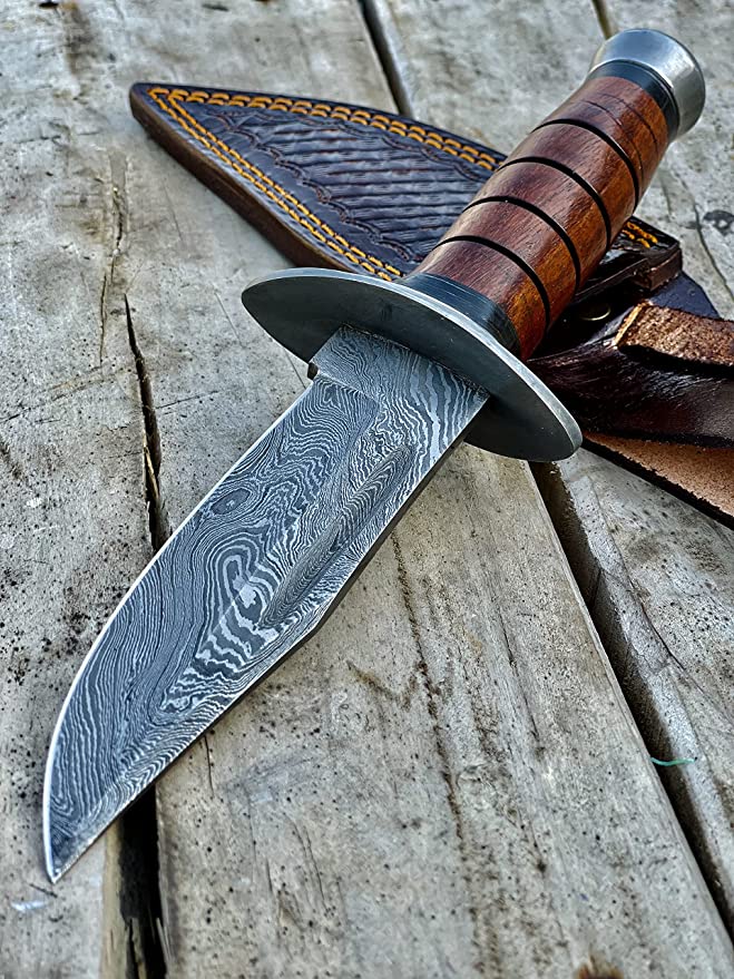 Custom Handmade Damascus Hunting,Skinning snd Bushcrats knife bulk deals - Troy Blades