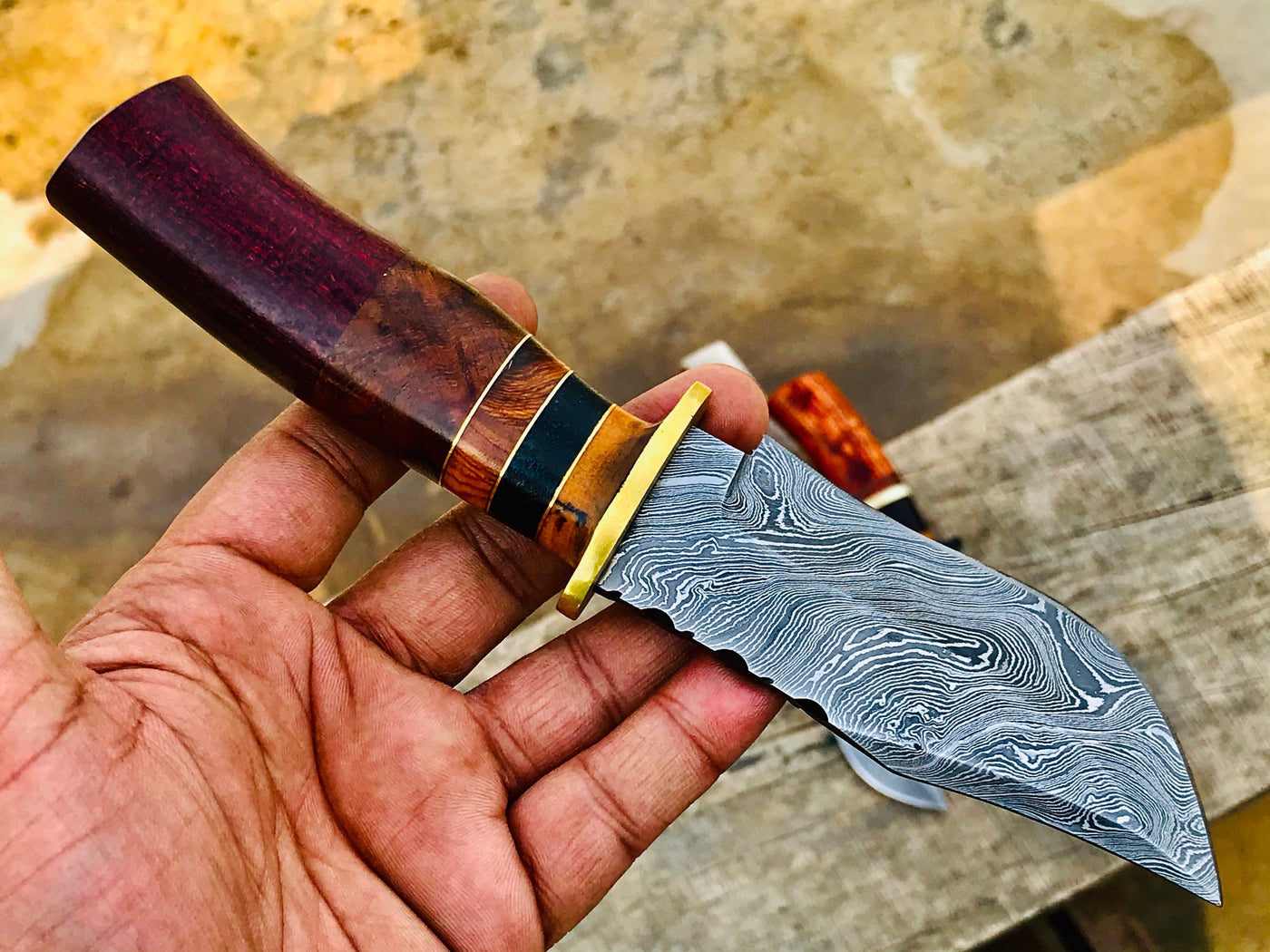 Pick your knife in Variations Custom Handmade Damascus Hunting knives - Troy Blades